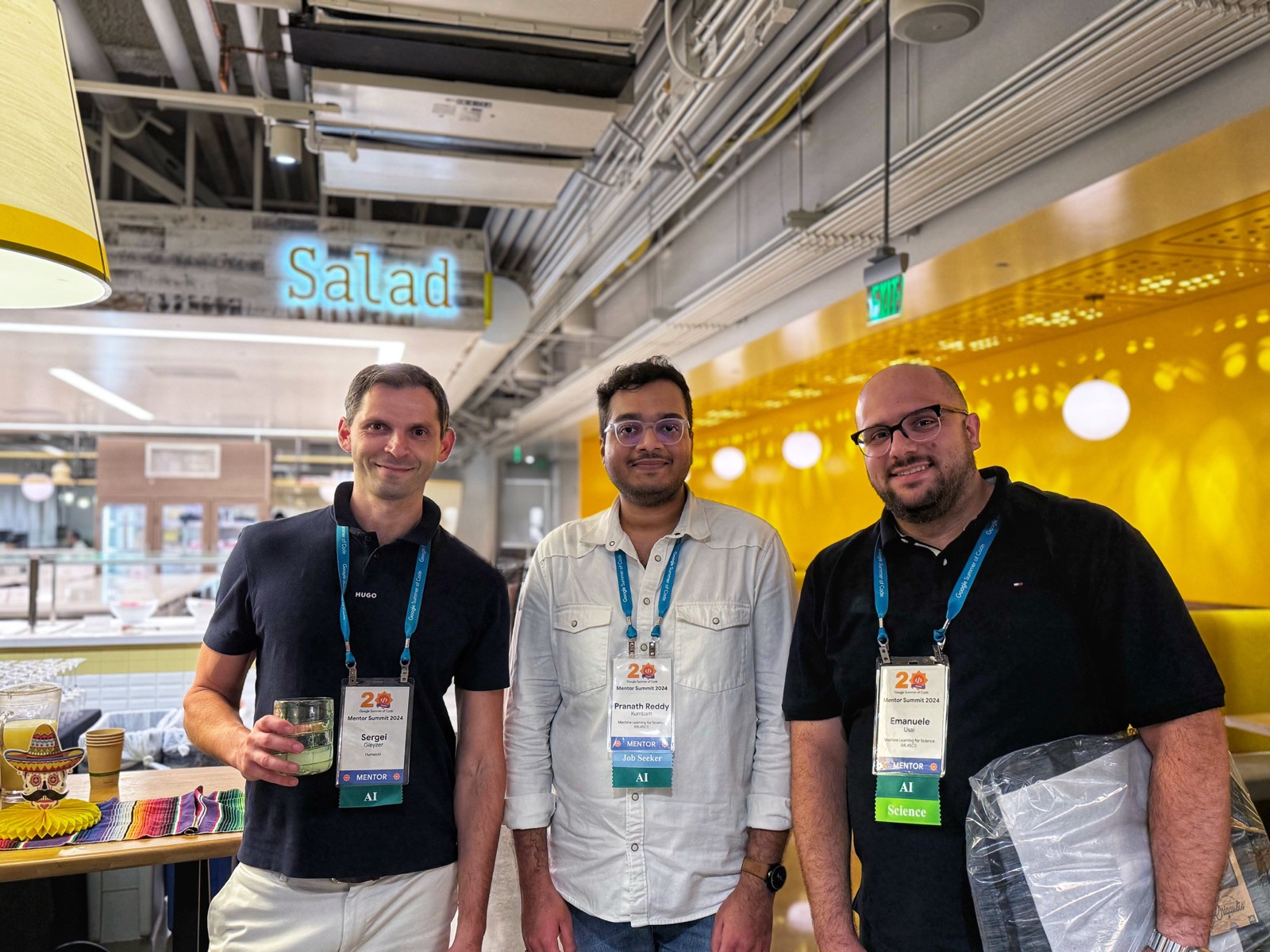 ML4SCI mentors at the 2024 Google Summer of Code Mentor Summit